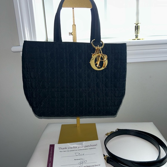 Dior Handbags - Dior-Black Lady Dior